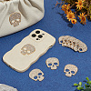 10Pcs Alloy Rhinestone Cabochons FIND-PH0038-53A-4