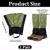 Polyester Snow Foot Covers AJEW-GF0013-88B-2