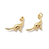 Dinosaur Brass Pendants KK-G419-20G-2