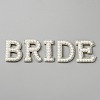 Word BRIDE Iron on Appliques PATC-WH0001-87B-1