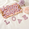 Alphabet Resin Rhinestone Patches DIY-TAC0005-45E-5