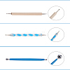 BENECREAT Professional DIY Stainless Steel Polymer Clay Tools and UV Gel Painting Nail Art Dotting Pen TOOL-BC0008-13P-3