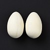 Unfinished Chinese Cherry Wooden Simulated Egg Display Decorations WOOD-B004-01B-3