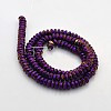 Electroplate Non-magnetic Synthetic Hematite Beads Strands G-J208C-06-2