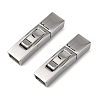 Tarnish Resistant 304 Stainless Steel Bayonet Clasps STAS-F122-34P-2