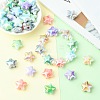 70Pcs UV Plating Rainbow Iridescent Acrylic Beads PACR-CJ0001-30-6