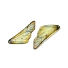 2Pcs Transparent Epoxy Resin Pendants RESI-A044-04C-2