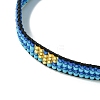 2Pcs 2 Colors Glass Seed Beaded Bracelet Sets BJEW-MZ00061-5
