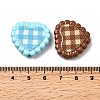 Printed Opaque Acrylic Beads OACR-H054-12-3
