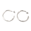 Non-Tarnish 304 Stainless Steel C-Shaped Stud Earrings for Women EJEW-Z066-07P-1