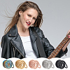 20Pcs 5 Styles 304 Stainless Steel Spiral Pad Cuff Earrings KK-UN0005-22-5