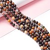 Natural Brecciated Jasper Beads Strands G-M381-01C-4