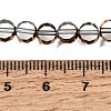 Electroplated Transparent Glass Beads Strands GL-CBA98F0-06B-06-4