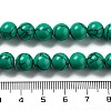 Synthetical Turquoise Gemstone Round Bead Strands TURQ-R035-8mm-02-2