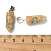 Natural Crazy Agate Pendants G-Z067-07P-19-3