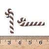Christmas Candy Cane Handmade Polymer Clay Beads CLAY-P005-03A-04-3