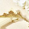 Metallic Lace Trim OCOR-WH0058-01G-8