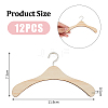 SUPERFINDINGS 12Pcs Wood Doll Hangers DIY-FH0006-63B-2