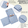 2Pcs Microfiber Cloth Jewelry Storage Bags with Brass Button ABAG-BBC0001-17A-02-6