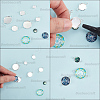60Pcs 304 Stainless Steel Cabochon Connector Settings STAS-BBC0009-57B-6