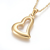 304 Stainless Steel Pendant Necklaces NJEW-F275-30G-1
