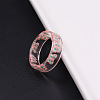 Transparent Resin Finger Rings WGC4E19-24-1