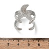 304 Stainless Steel Cuff Open Ring Setting SA-CBA37BC-12P-3