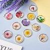 12Pcs 12 Styles Transparent Clear Epoxy Resin Pendants RESI-TA0001-85-5