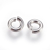Tarnish Resistant 304 Stainless Steel Saw Cut Open Jump Rings X-STAS-P212-25P-12-3