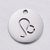 Non-Tarnish 304 Stainless Steel Charms STAS-F246-01A-2