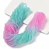 Transparent Painted Glass Beads Strands LS-DGLA-A034-T4mm-A10-1