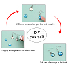 30Pcs 5 Style Flat Round Stainless Steel Dangle Earrings EJEW-UN0001-60-6