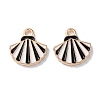 Alloy Enamel Pendants ENAM-O001-02A-G-1