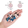 Alloy Enamel Pendants ENAM-SZ0001-14LG-RS-6