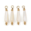 Natural Freshwater Shell Pendants SH-CBA5EEC-15G-1