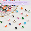  100Pcs 10 Colors CCB Plastic Beads FIND-NB0003-12-4
