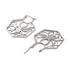 Non-Tarnish 304 Stainless Steel Hoop Earrings EJEW-P271-09P-2