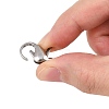 Tarnish Resistant 304 Stainless Steel Lobster Claw Clasps STAS-G035-H-5