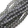Baking Paint Transparent Glass Beads Strands X-GLAA-S031-12mm-12-1