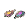 304 Stainless Steel Pendant Cabochon Settings STAS-H214-18RC-2