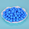 Round Silicone Focal Beads SI-JX0046A-15-3