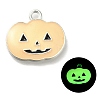 Halloween Theme Luminous  Alloy Enamel Pendants ENAM-D067-01P-02-1