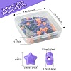 100Pcs 3 Colors Opaque Acrylic Beads MACR-FS0002-26-4
