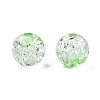 Transparent Crackle Acrylic Beads CACR-N002-25B-4
