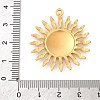 304 Stainless Steel Enamel Pendants STAS-D362-04G-02A-3