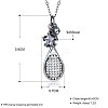 Thai 925 Sterling Silver Pendant Necklaces NJEW-BB32716-5