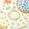 250G UV Plating Rainbow Iridescent Opaque Acrylic Beads PACR-CJ0001-38A-6