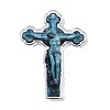 Opaque Acrylic Cross Theme Pendants OACR-I010-04D-1