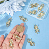 10Pcs Brass Pendants KK-BBC0021-61-3