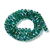 Transparent Electroplate Glass Beads Strands X-GLAA-Q099-C01-09-1-2